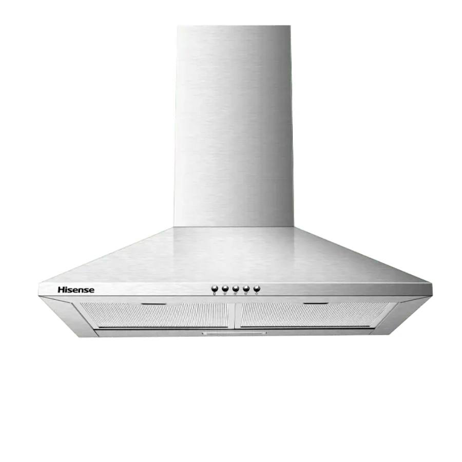 Hotte de cuisine Hisense encastrable 60X60 casquette inox HHO60TASS