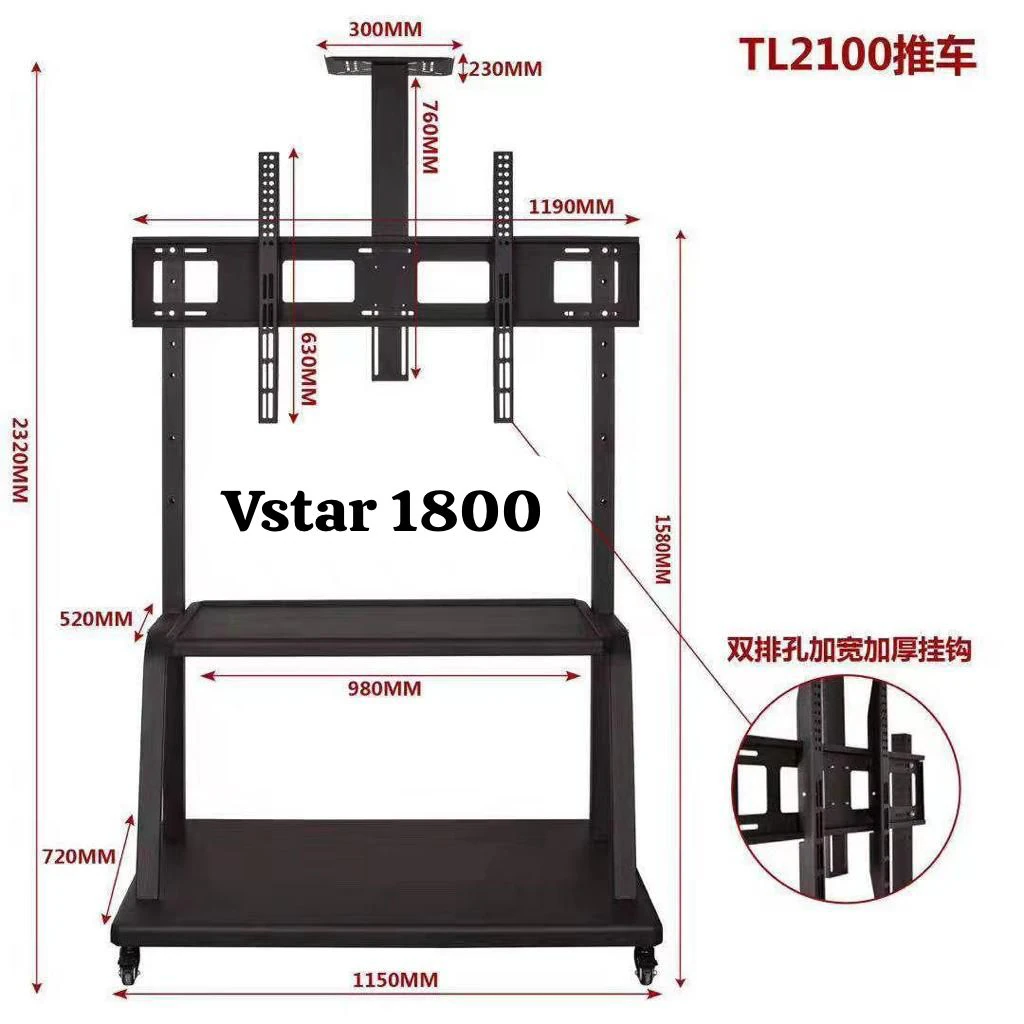 Table support téléviseur 60 » 100 » Vstar 1800