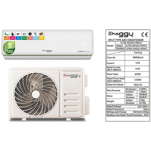 Split Skaggu 9000BTU 1.25CV gaz R410