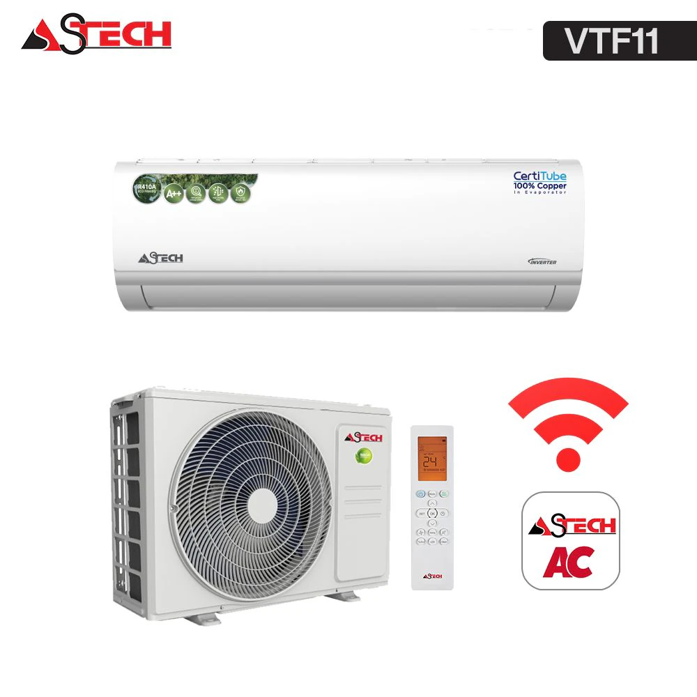 Split Astech 12000BTU 1.5CV inverter + Wi-Fi AST12VTF11MA