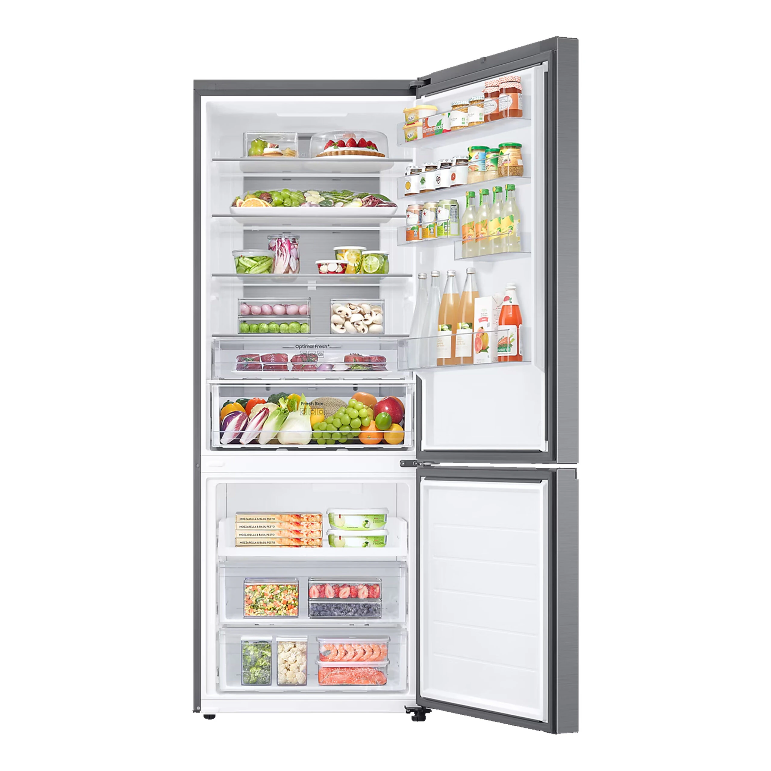 Réfrigérateur Samsung combiné 3tiroirs gris RB53 S9