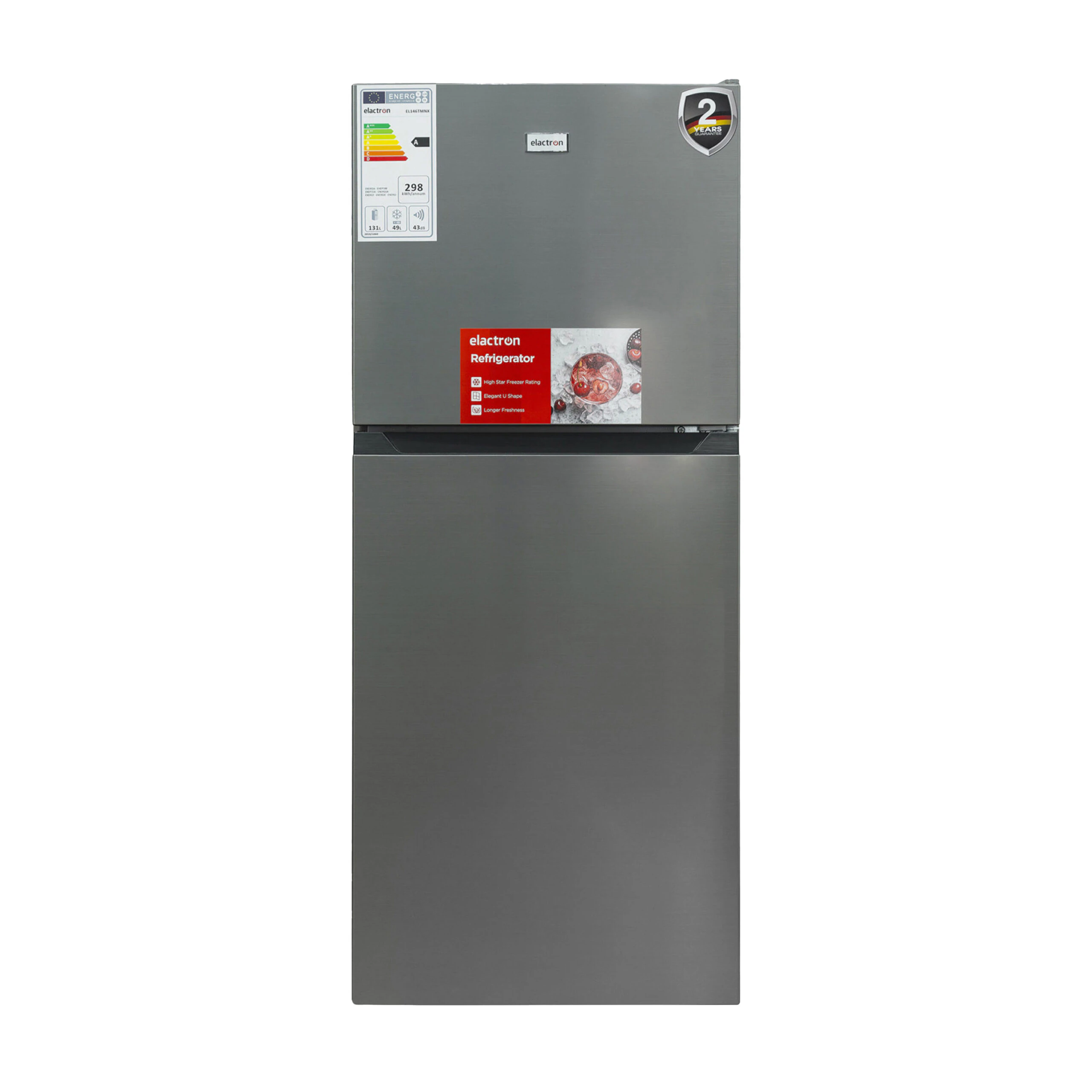 Réfrigérateur Elactron 2portes No Frost gris EL79TMNX