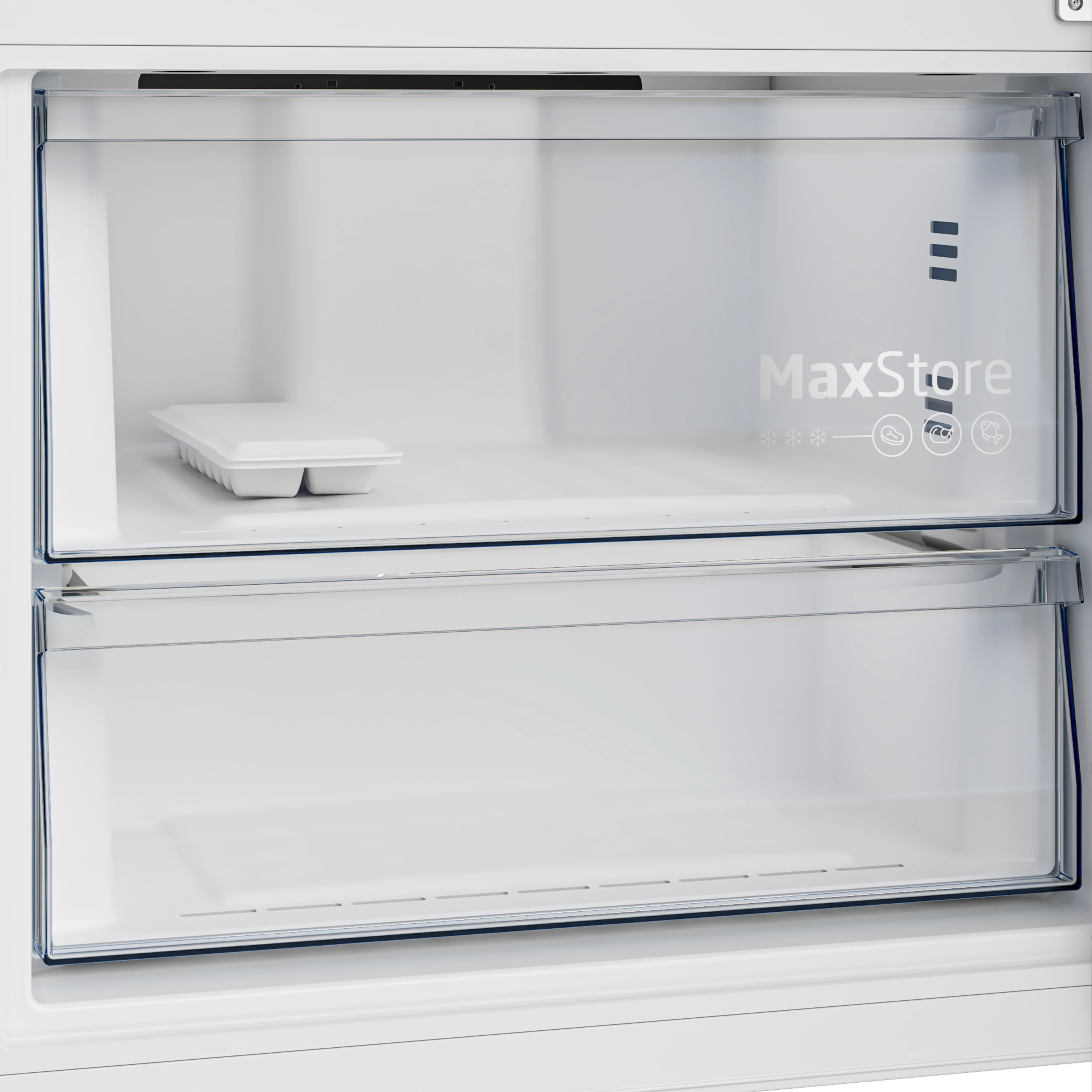 Réfrigérateur Beko combiné 3tiroirs 730litres inverter No Frost gris RCNE730E40