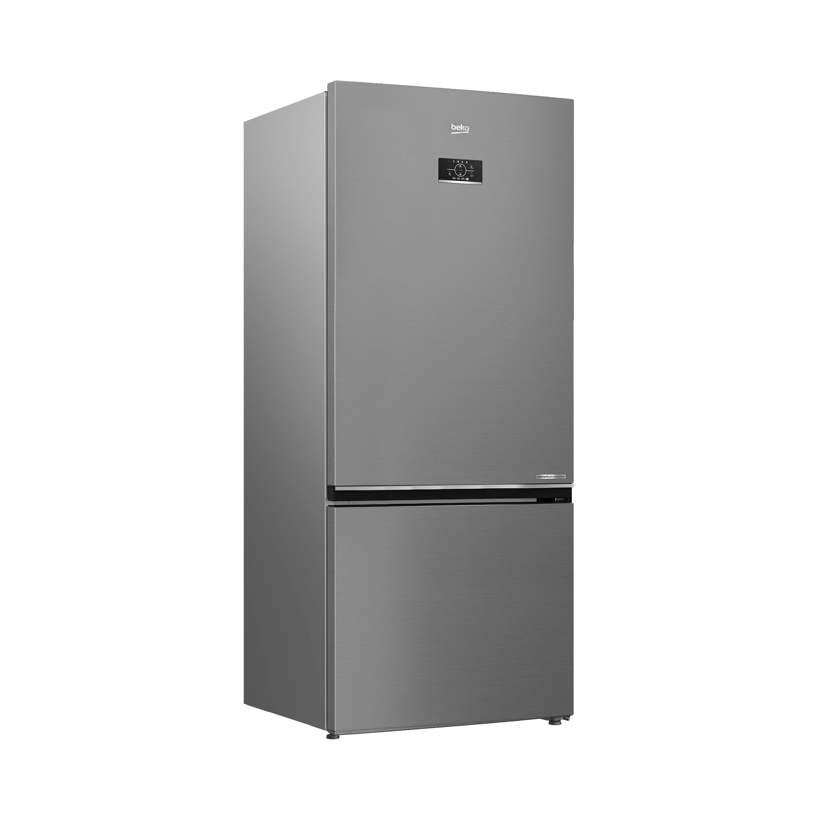 Réfrigérateur Beko combiné 2tiroirs 660litres inverter No Frost A++ gris B5RCNE66HXB