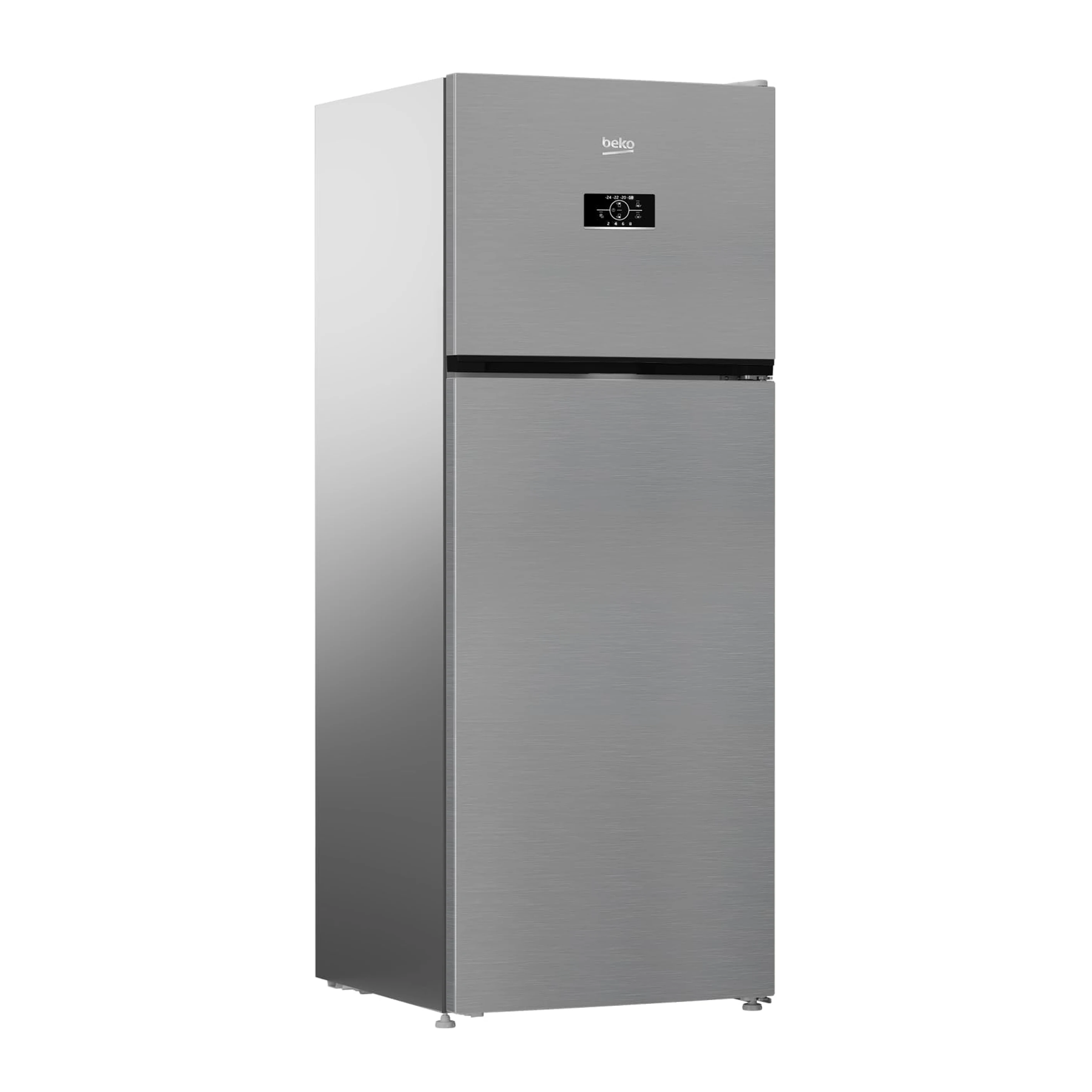 Réfrigérateur Beko 2portes 590litres inverter No Frost A++ gris B3RCNE66HXB05
