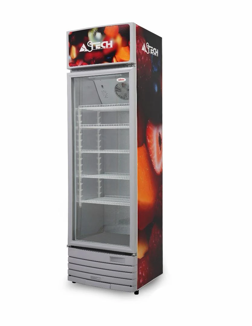 Réfrigérateur Astech 1porte vitrine 274litres FV274ACDC