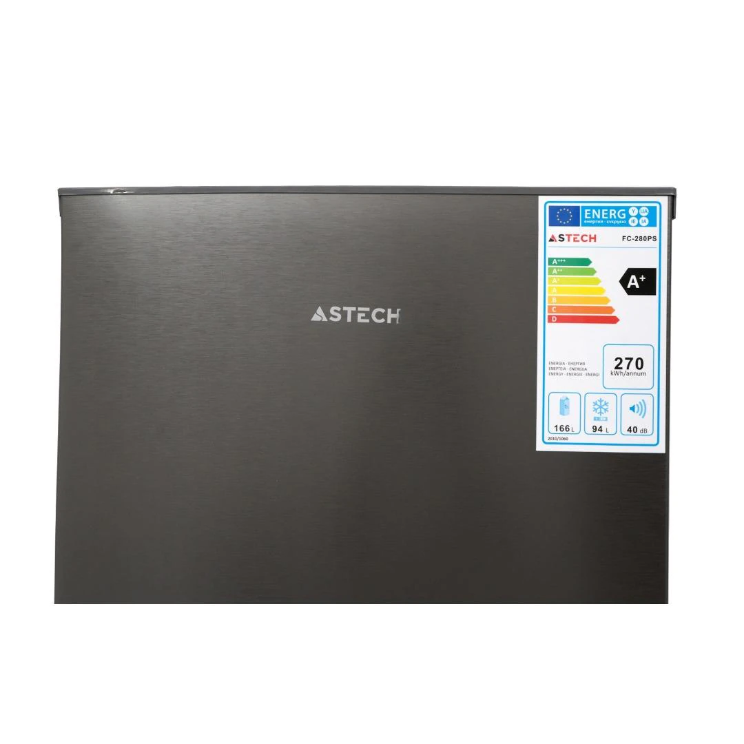 Réfrigérateur Astech combiné 4tiroirs gris FC280DT/PS