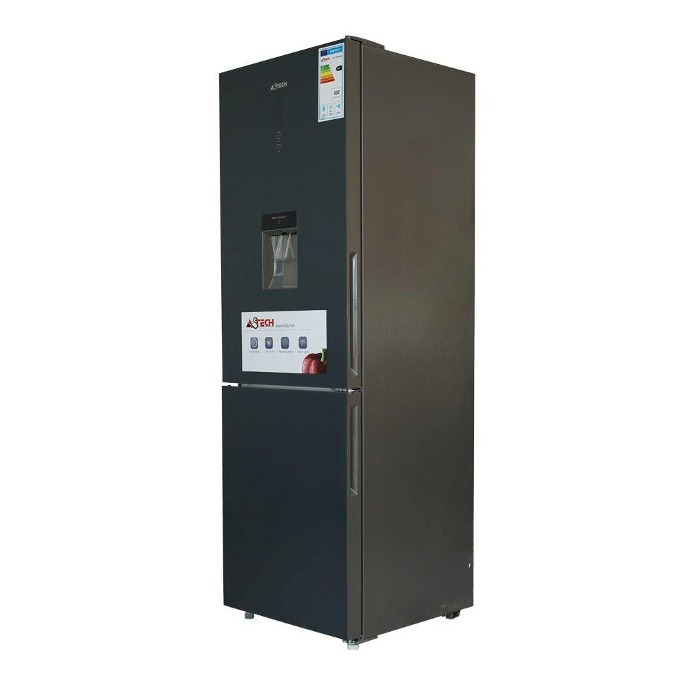 Réfrigérateur Astech combiné 3tiroirs 322litres miroir avec fontaine FC379VEROG