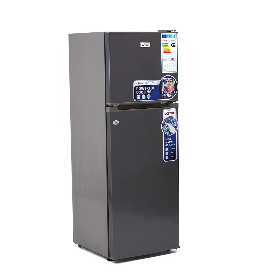 Réfrigérateur Astech 2portes gris FP150K/S