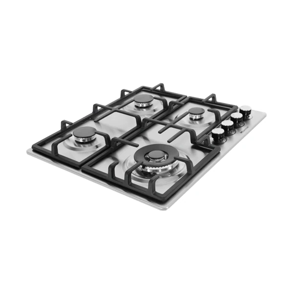 Plaque encastrable Hisense 4feux 60X60 à gaz inox HHU60GAGR
