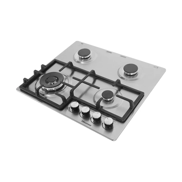 Plaque encastrable Hisense 4feux 60X60 à gaz inox HHU60GAGR