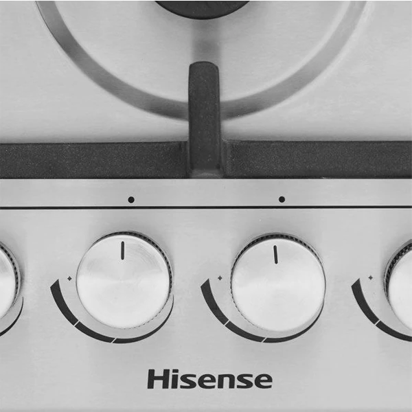 Plaque encastrable Hisense 4feux 60X60 à gaz inox HHU60GAGR