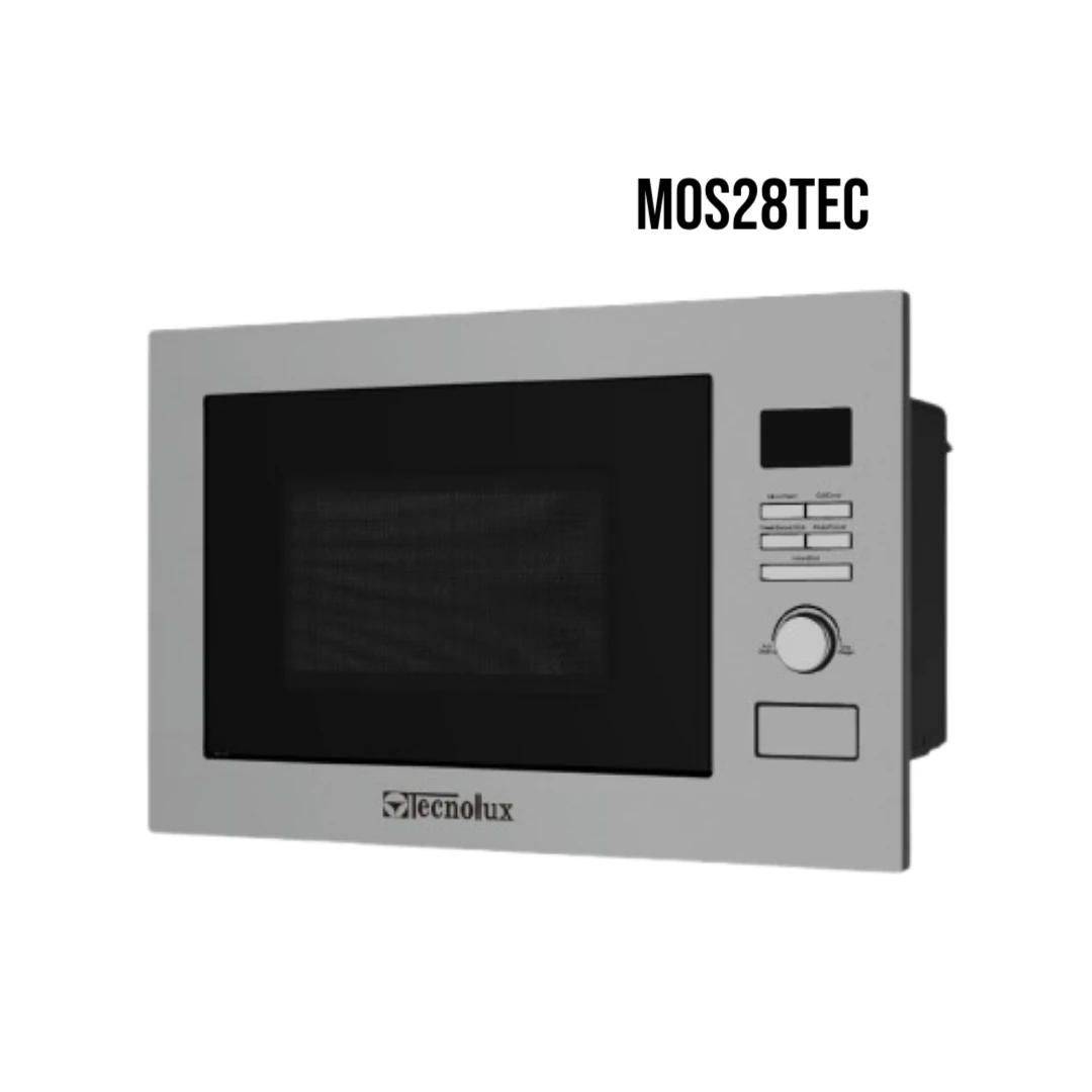 Micro onde Tecnolux encastrable 25litres inox MOS28TEC