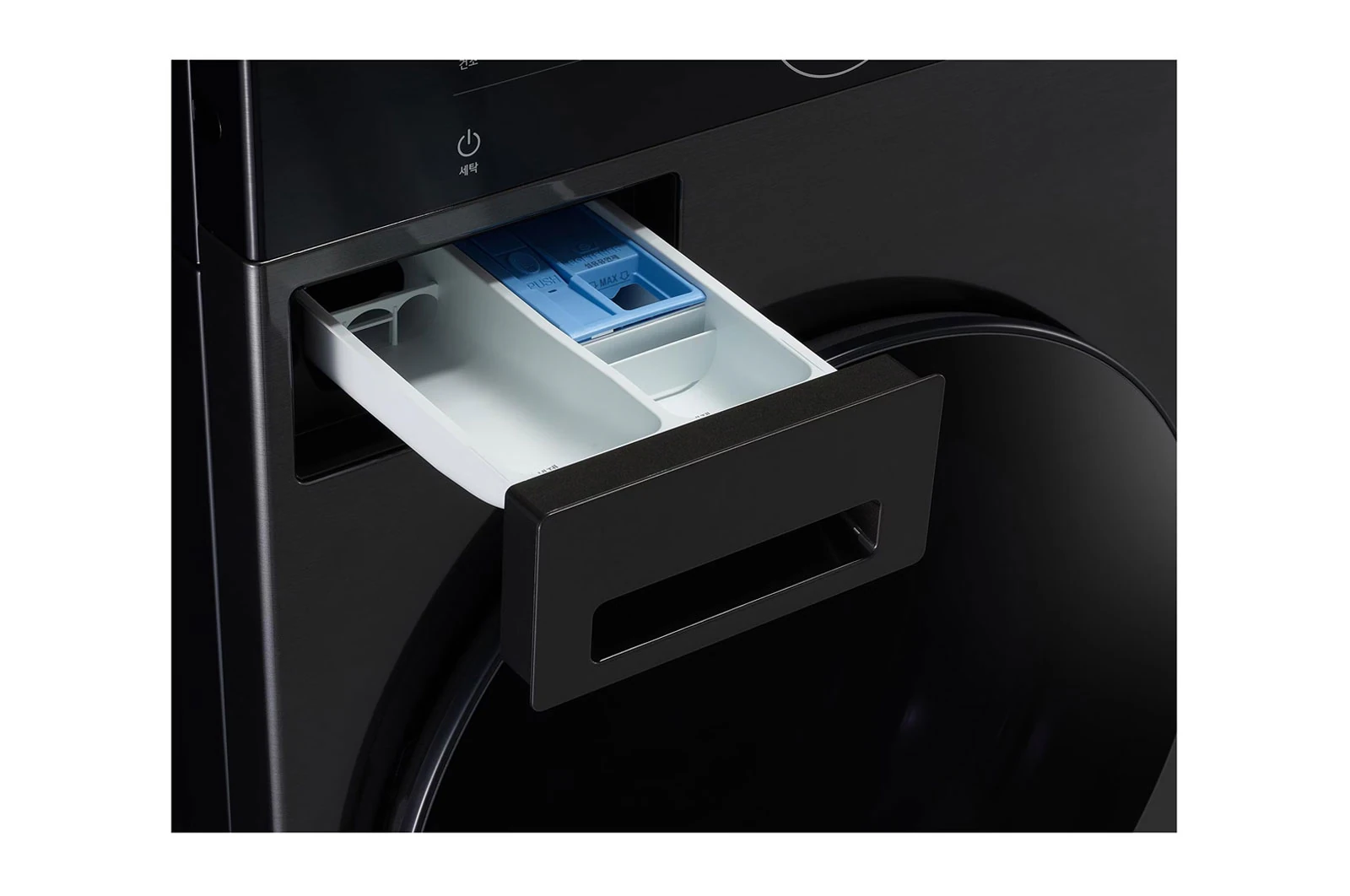 Machine à laver LG 13KG/10KG séchage front load gris WT1310YJ