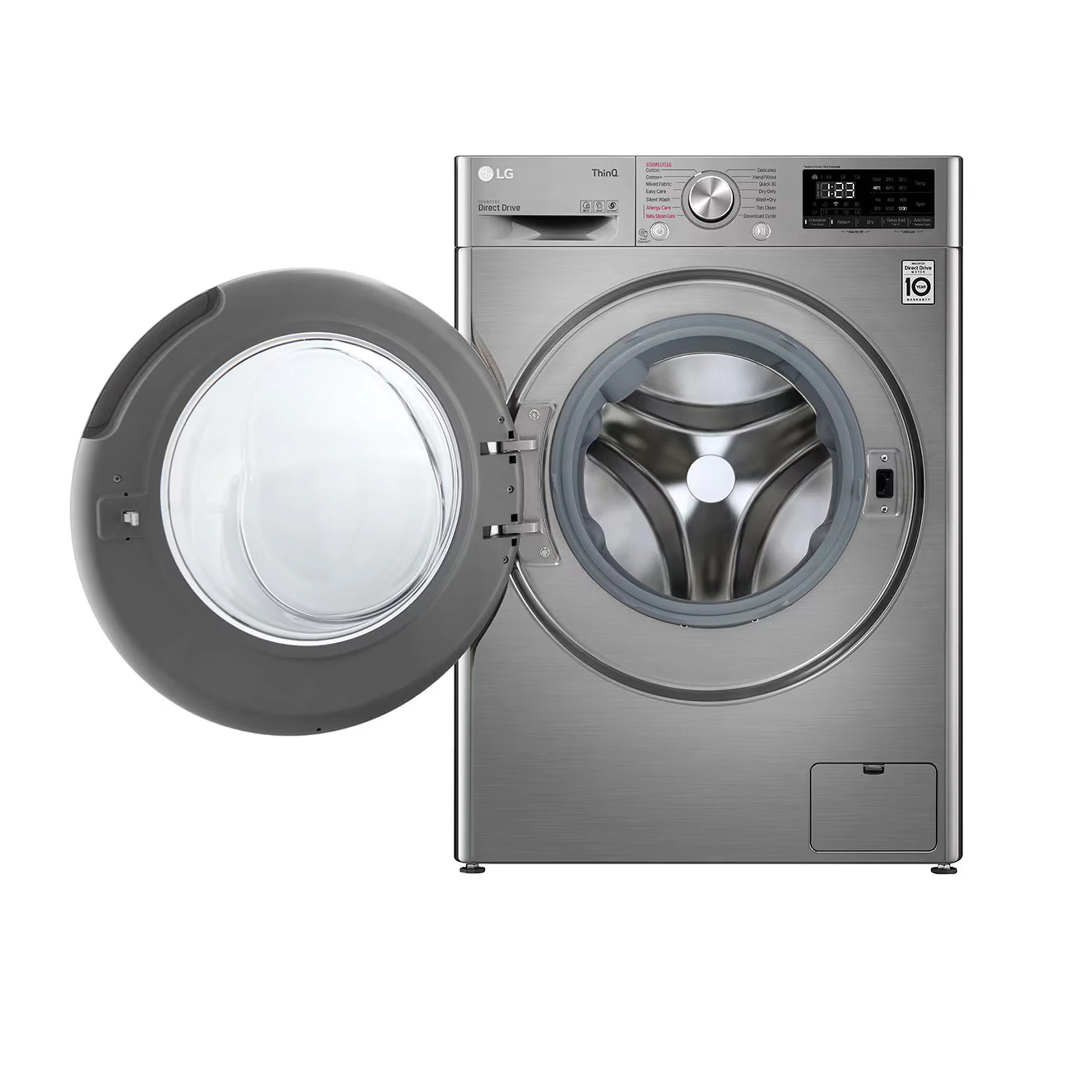 Machine à laver LG 9KG/6KG séchage gris F4V5VGP2T