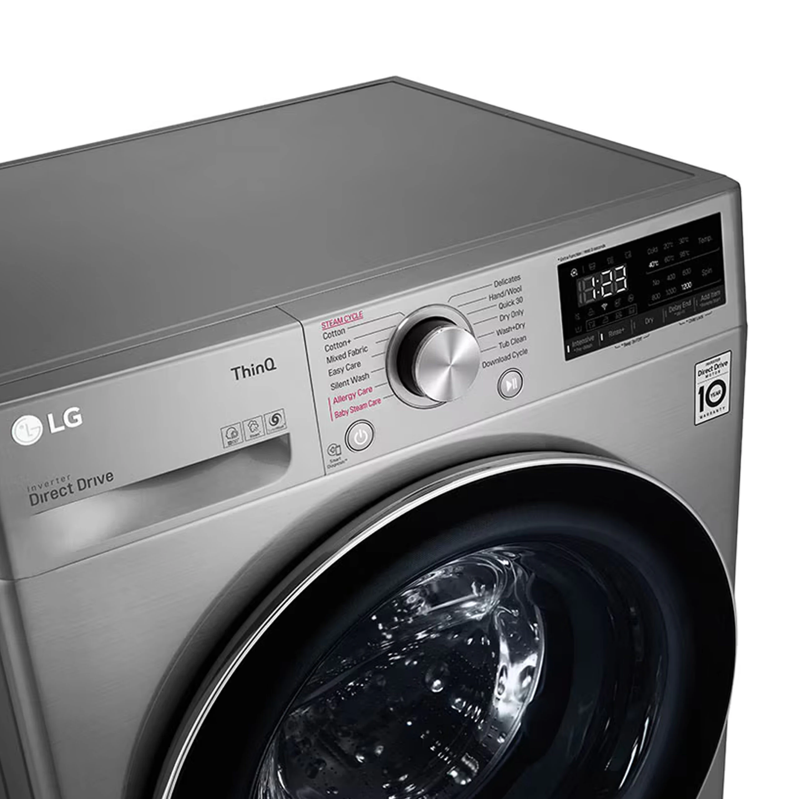 Machine à laver LG 8kg / 5kg séchage gris F2V5PG2T