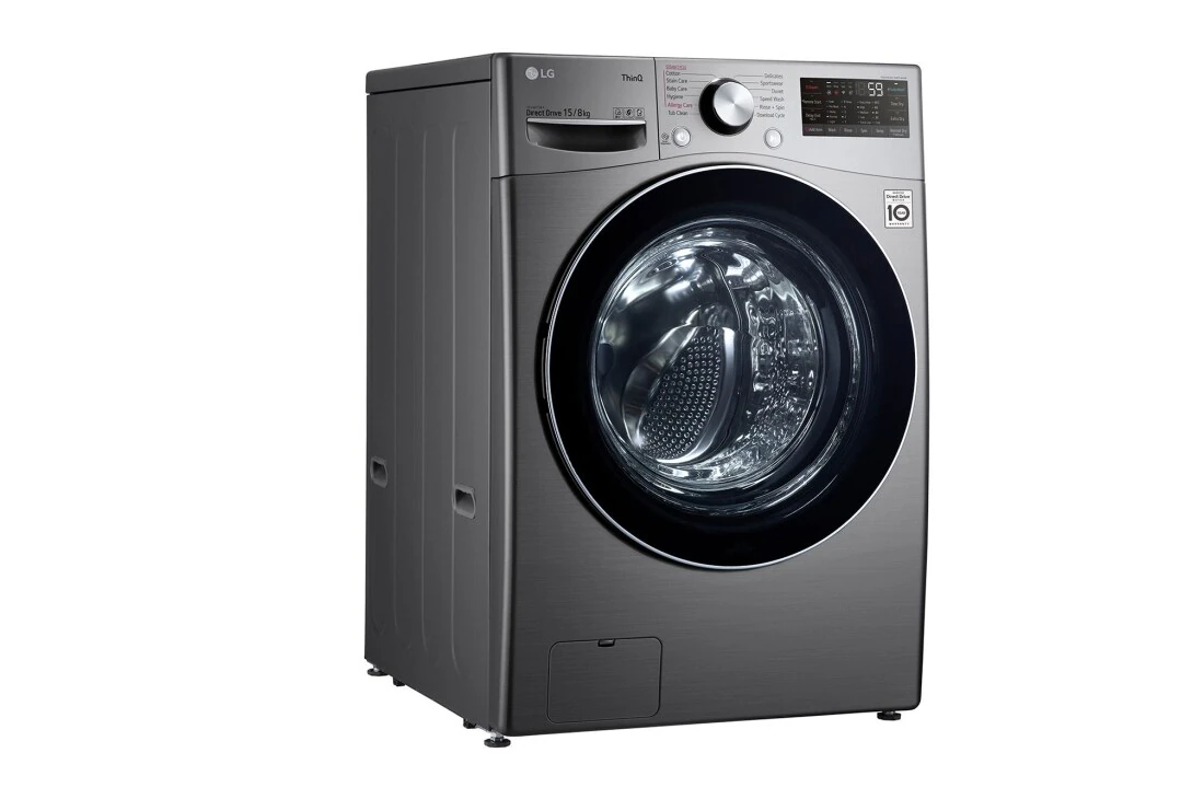 Machine à laver LG 15KG/8KG séchage FOL9DGP2S