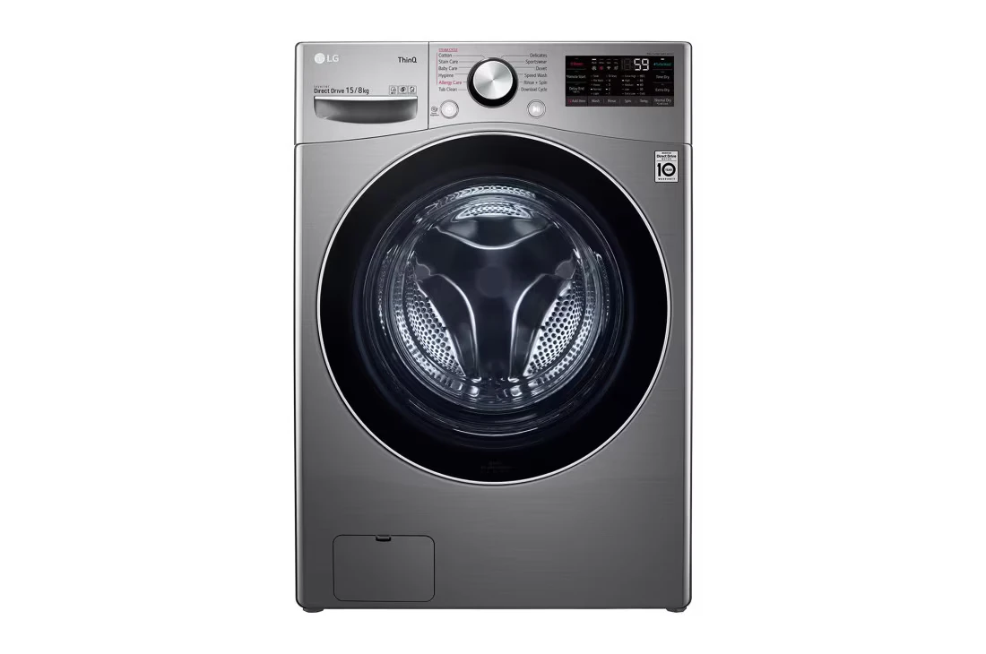 Machine à laver LG 15KG/8KG séchage FOL9DGP2S