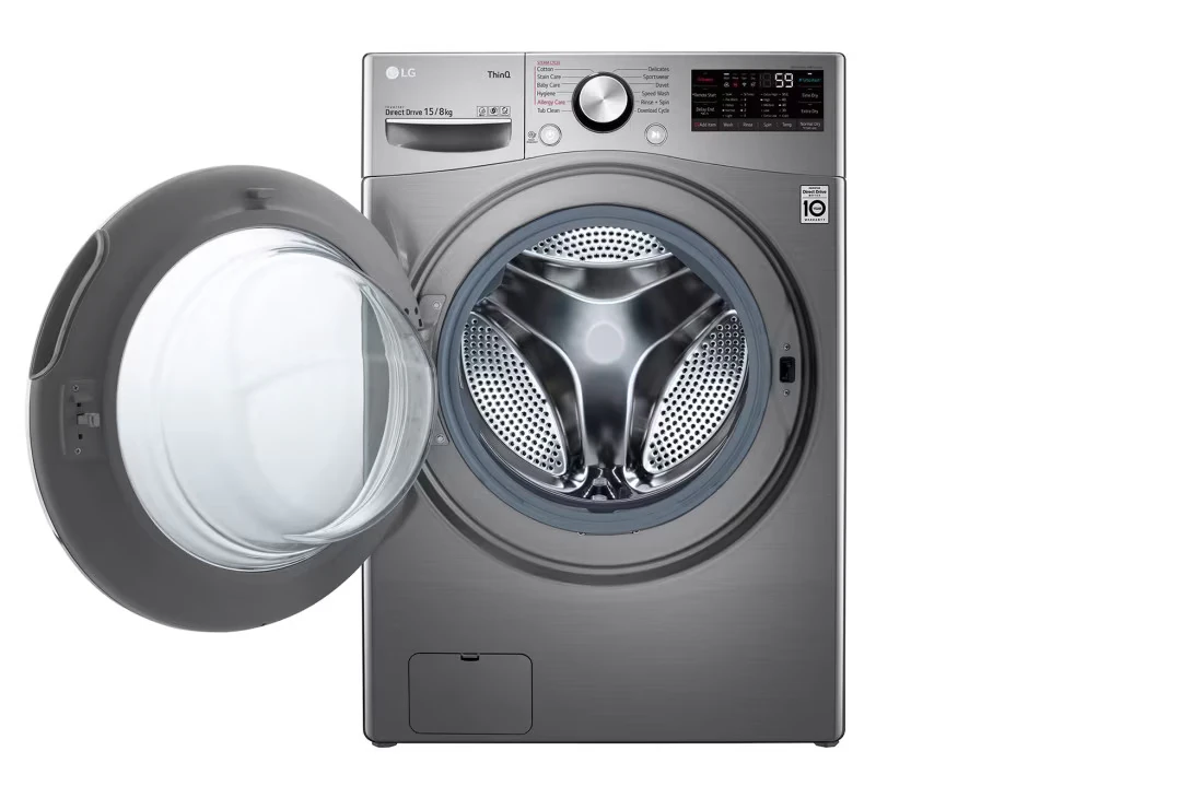 Machine à laver LG 15KG/8KG séchage FOL9DGP2S