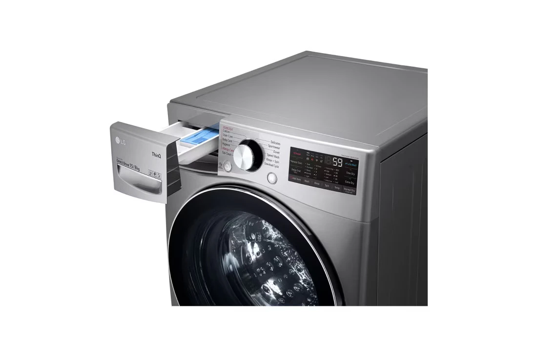 Machine à laver LG 15KG/8KG séchage FOL9DGP2S