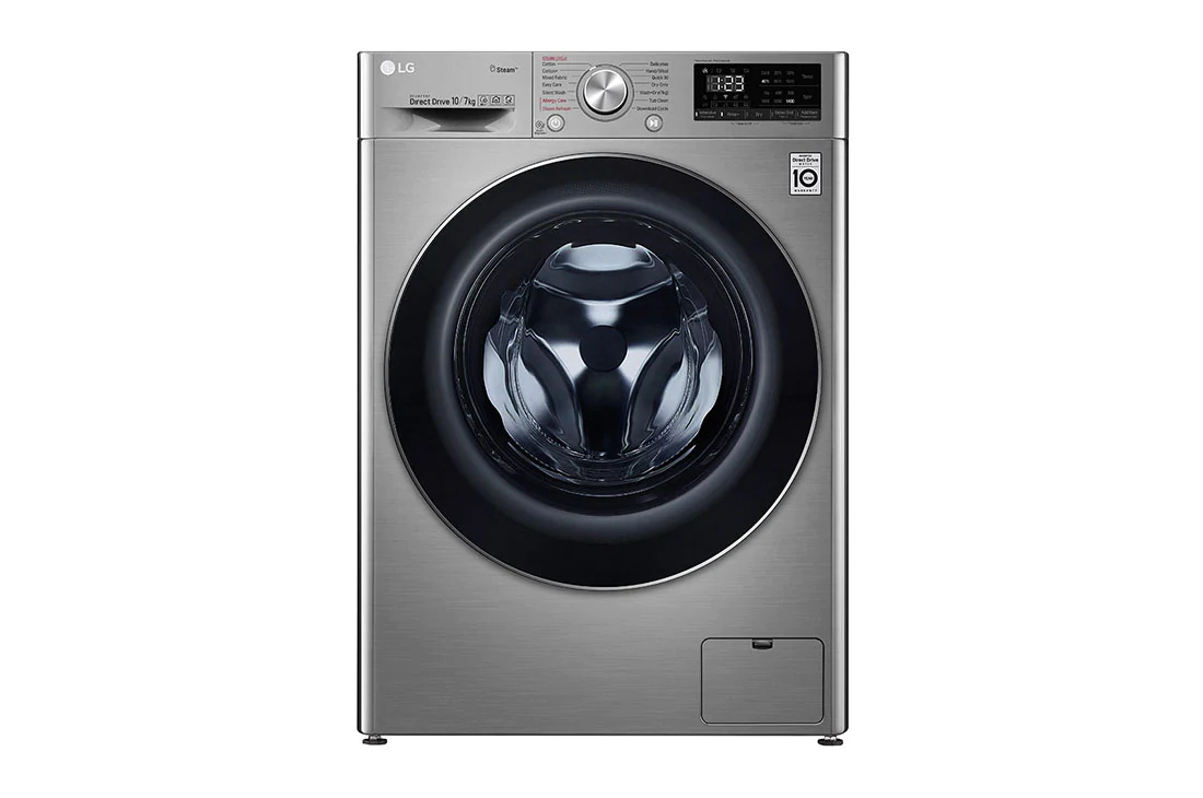 Machine à laver LG 10KG/7KG séchage gris F4V5RGP2T