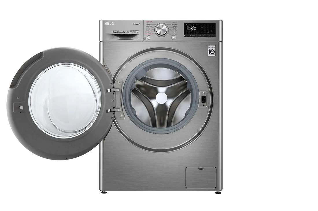 Machine à laver LG 10KG/7KG séchage gris F4V5RGP2T