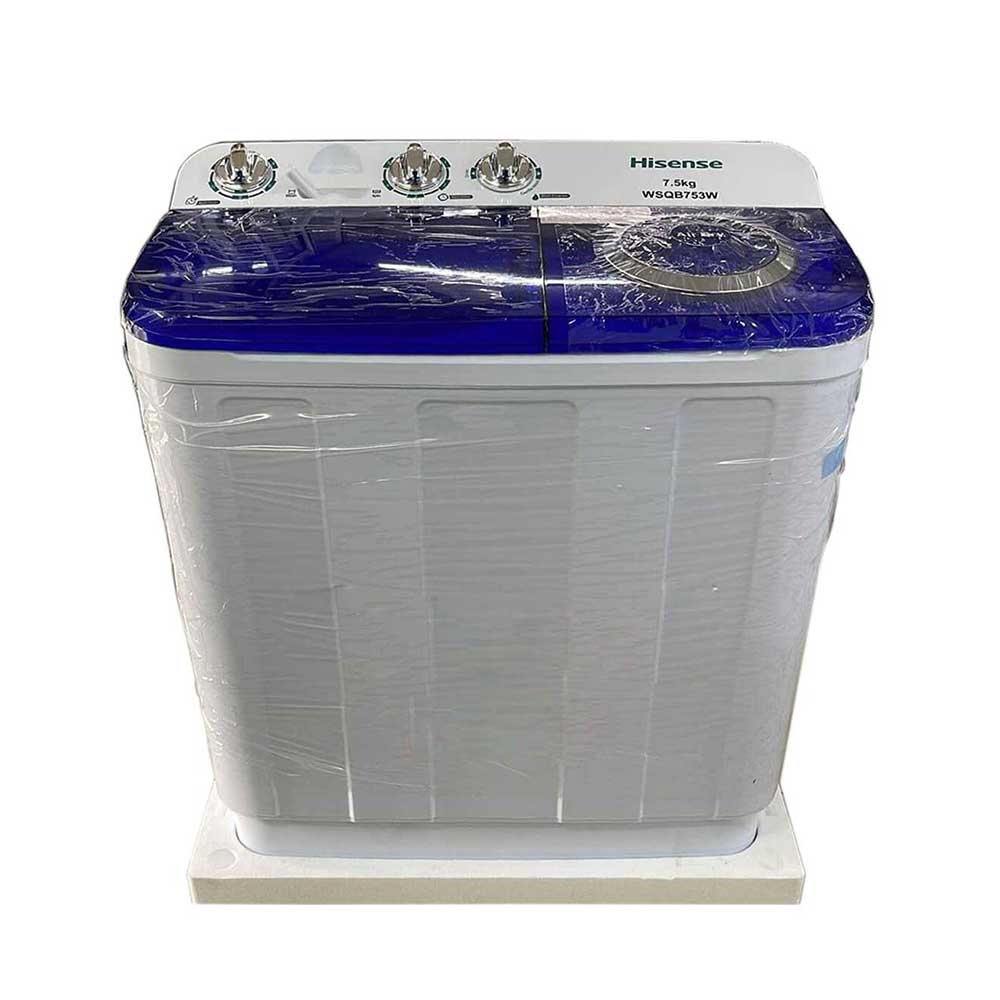 Machine à laver Hisense 7.5kg semi automatique twintub WS75HA3W