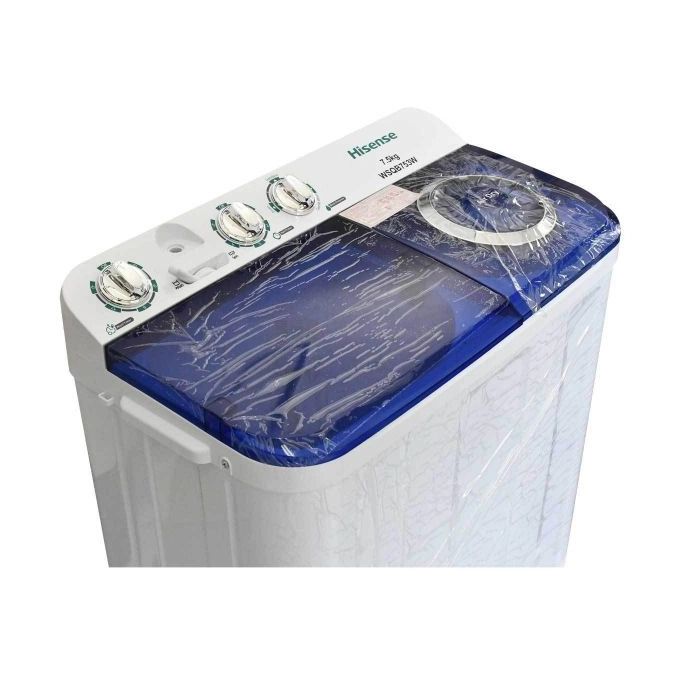 Machine à laver Hisense 7.5kg semi automatique twintub WS75HA3W