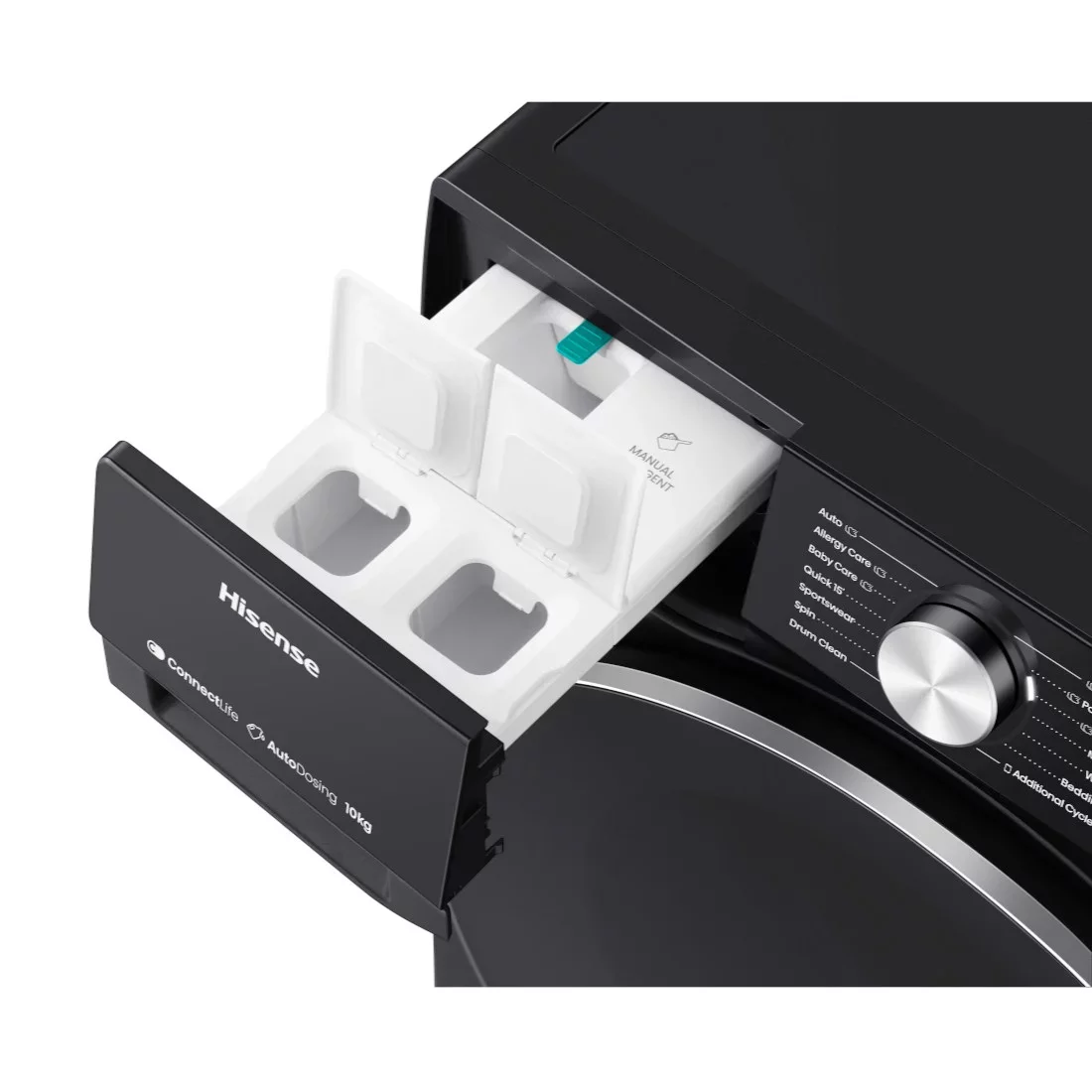 Machine à laver Hisense 10.5kg front load inverter noir WF3S1043BB