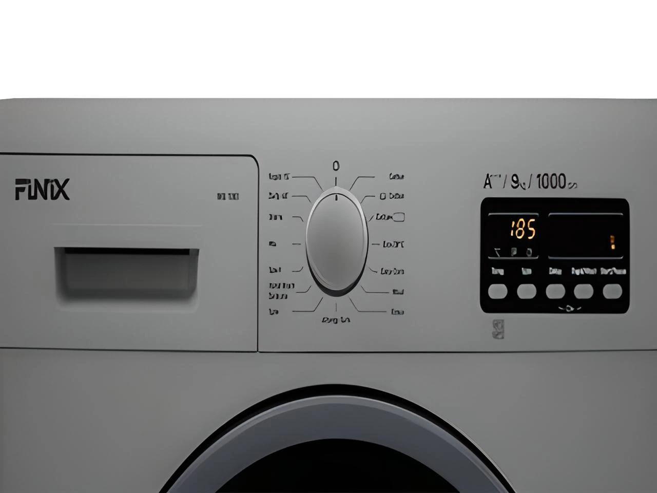 Machine à laver Finix 9kg inverter front load gris DS9K1400BLDC