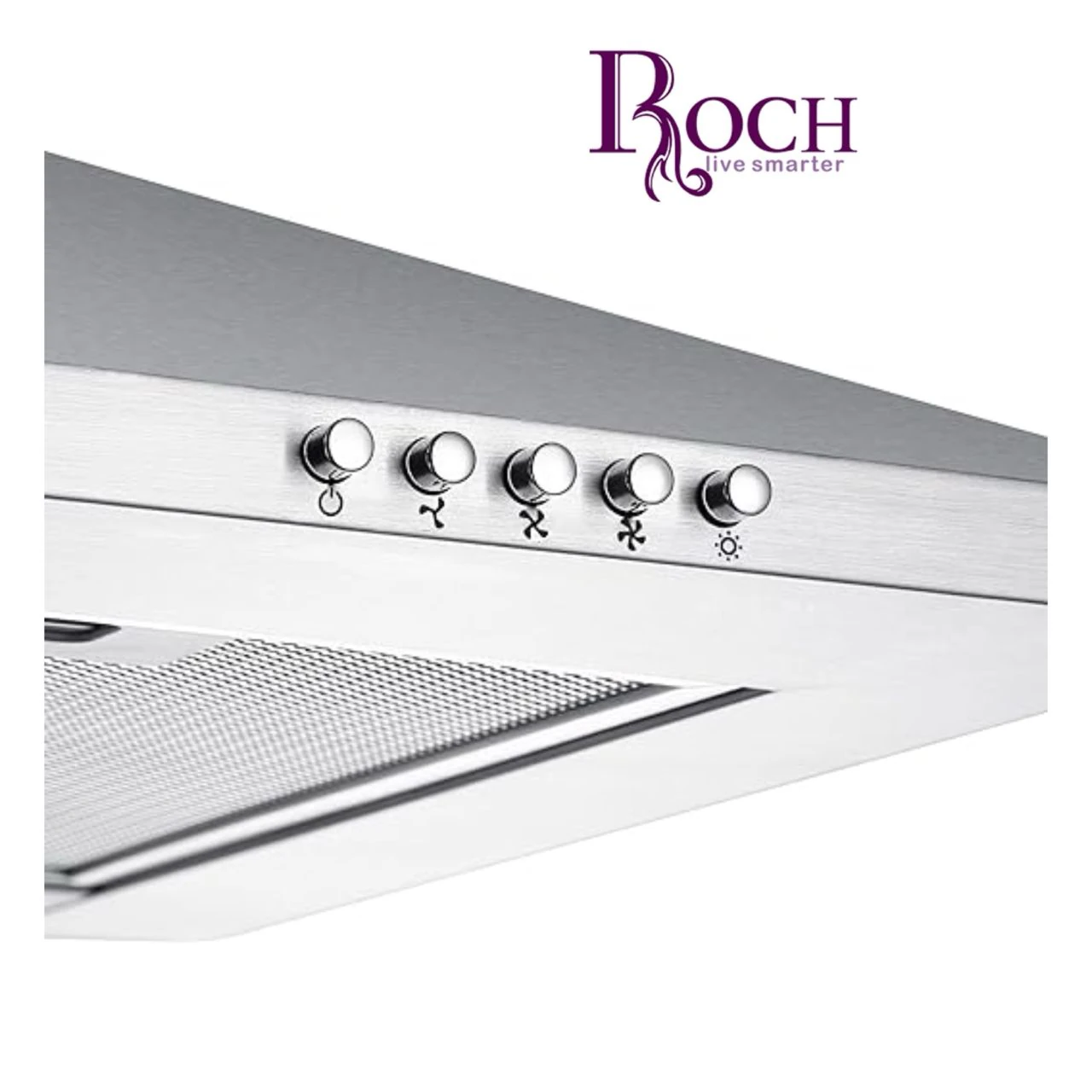 Hotte de cuisine Roch encastrable 60X60 inox RBH606PRM