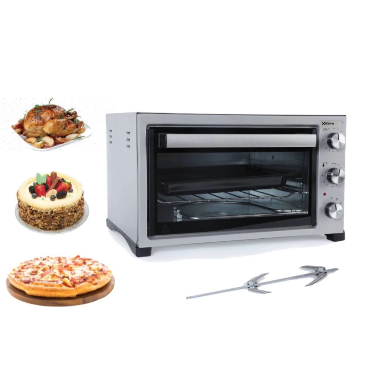 Mini four Tecnolux 40litres électrique inox F040TEC