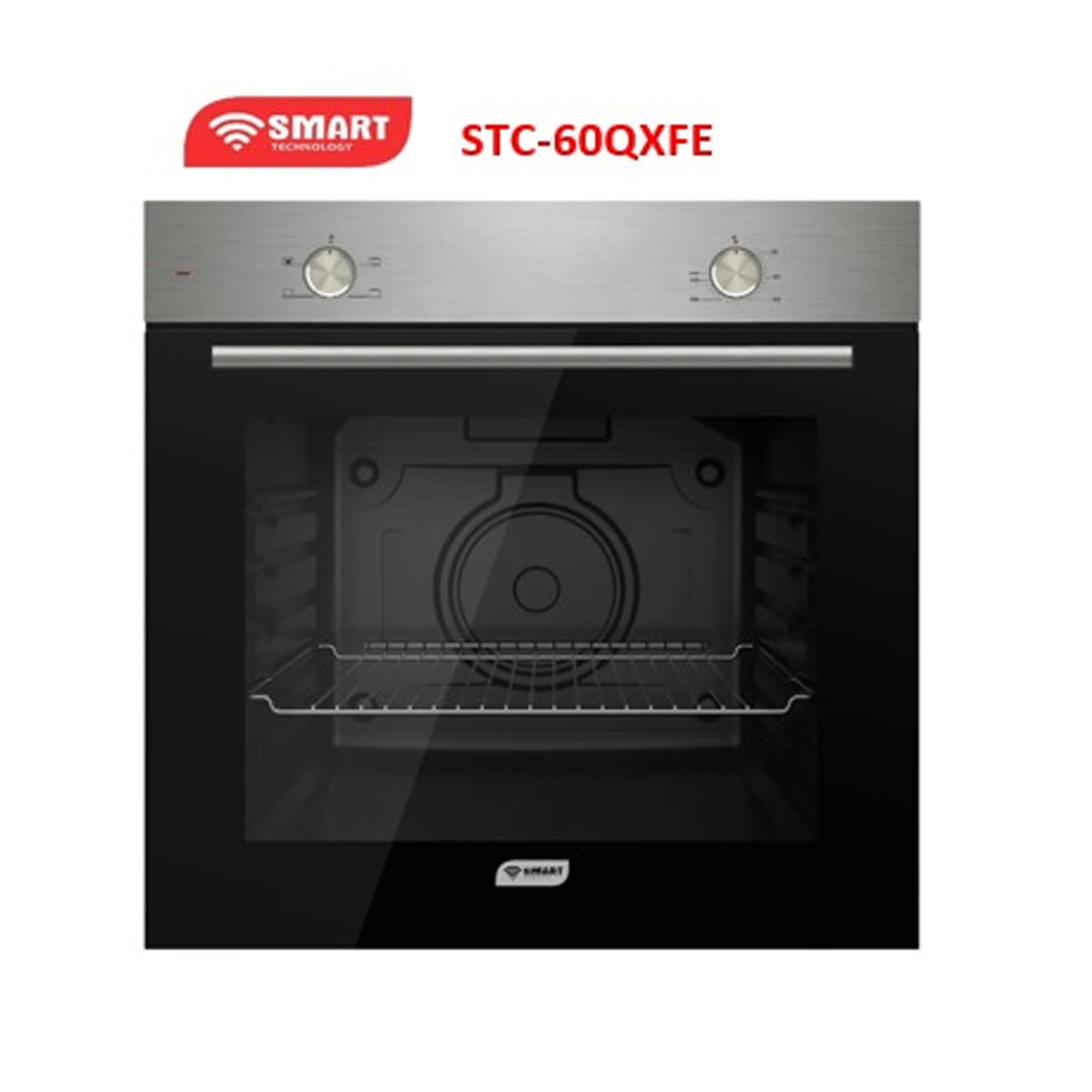 Four encastrable Smart Technology 60X60 noir inox STC60QXFE
