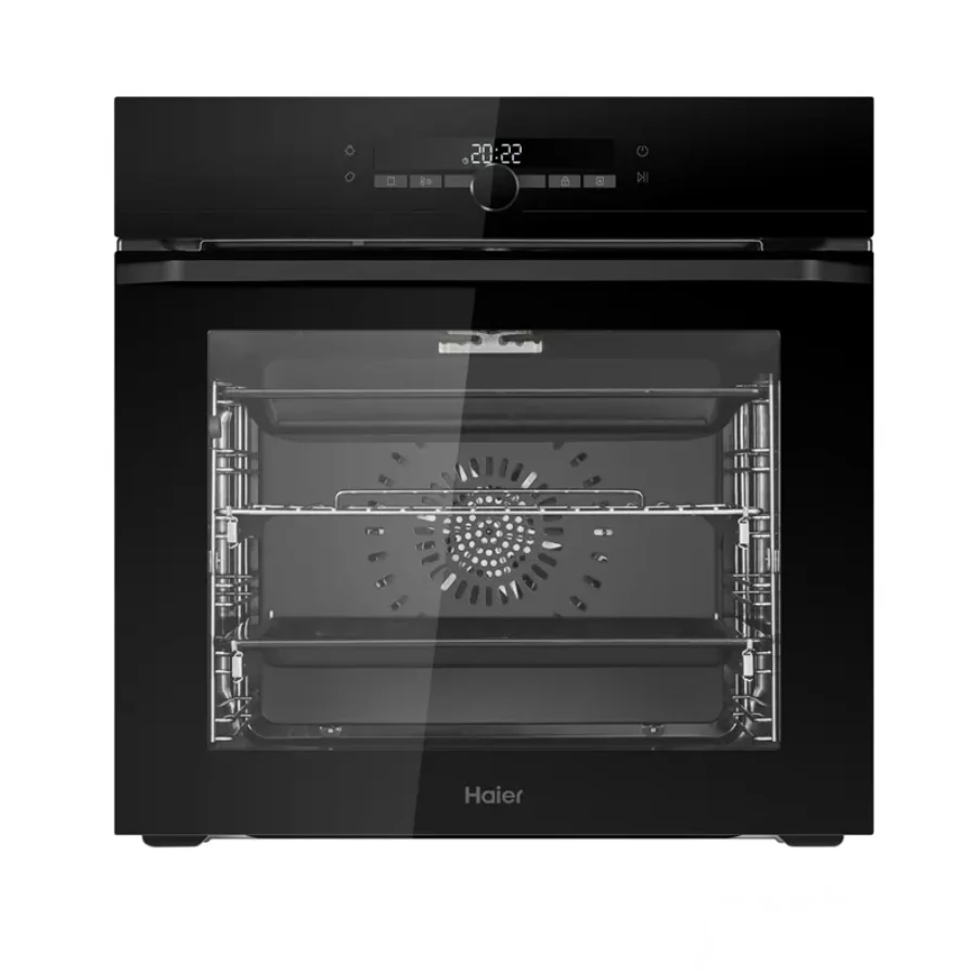 Four encastrable Haier 60X60 noir gris HOQF6CASGB