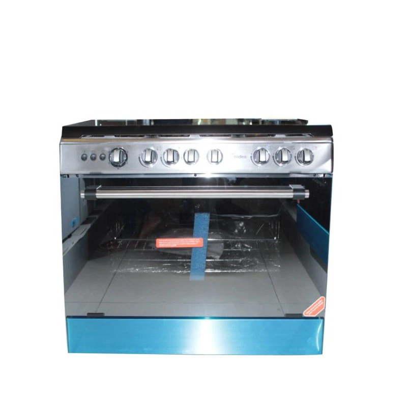 Cuisinière Midea 5feux 90X60 à gaz inox 90605G030