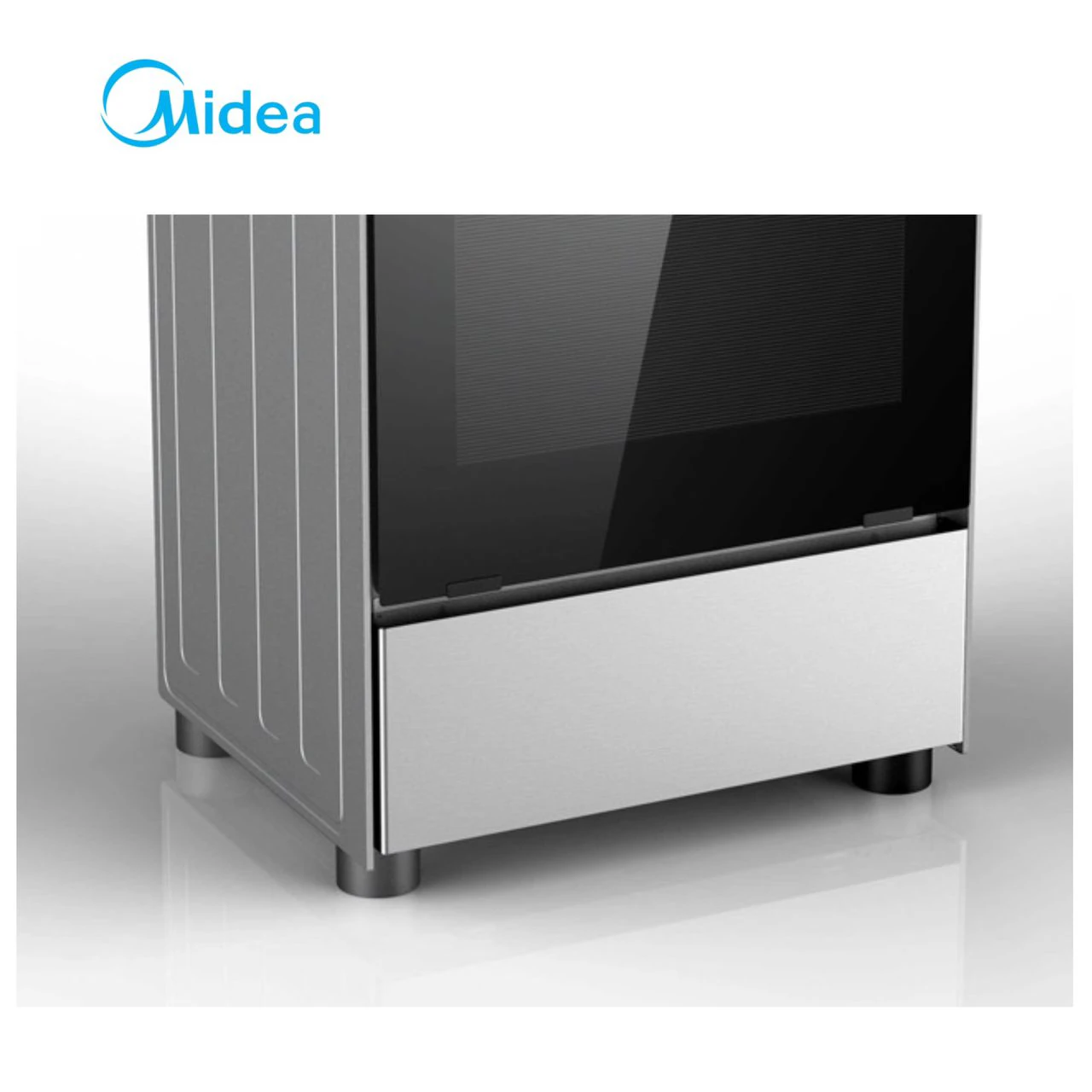 Cuisinière Midea 4feux 60X60 inox 24BMG4G057/059