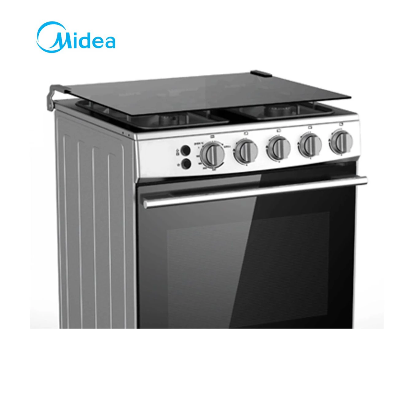 Cuisinière Midea 4feux 60X60 inox 24BMG4G057/059