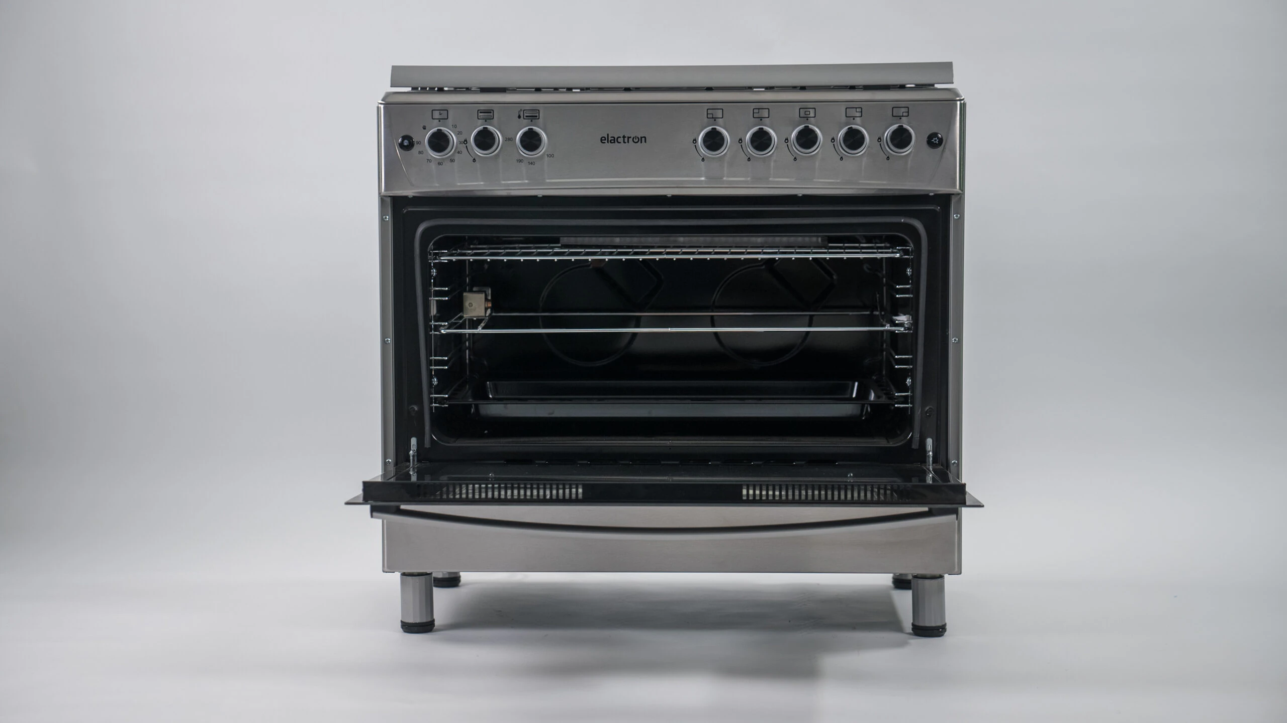 Cuisinière Elactron 5feux 90X60 inox EL6090