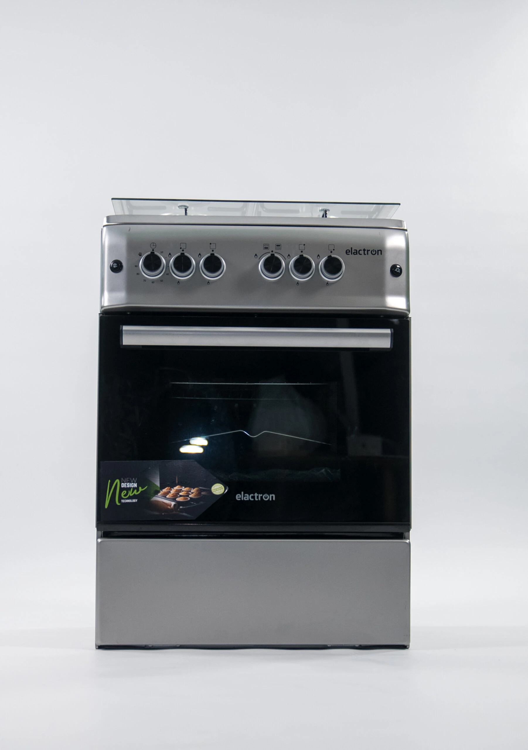 Cuisinière Elactron 4feux 60X60 gris EL5757