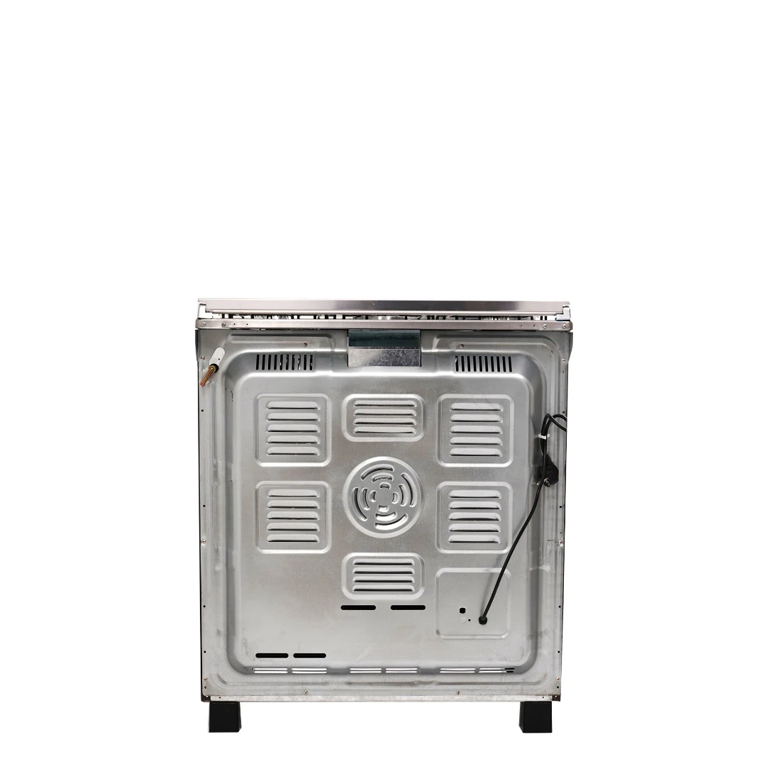 Cuisinière Astech 5feux 80X60 à gaz avec four à gaz full option inox 80MIS