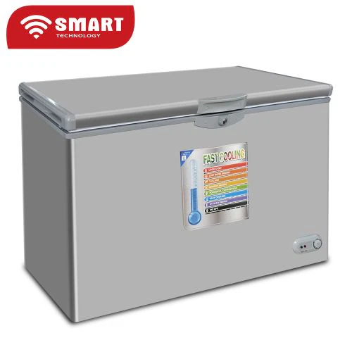 Congélateur Smart Technology horizontal 350litres gris STCC-320