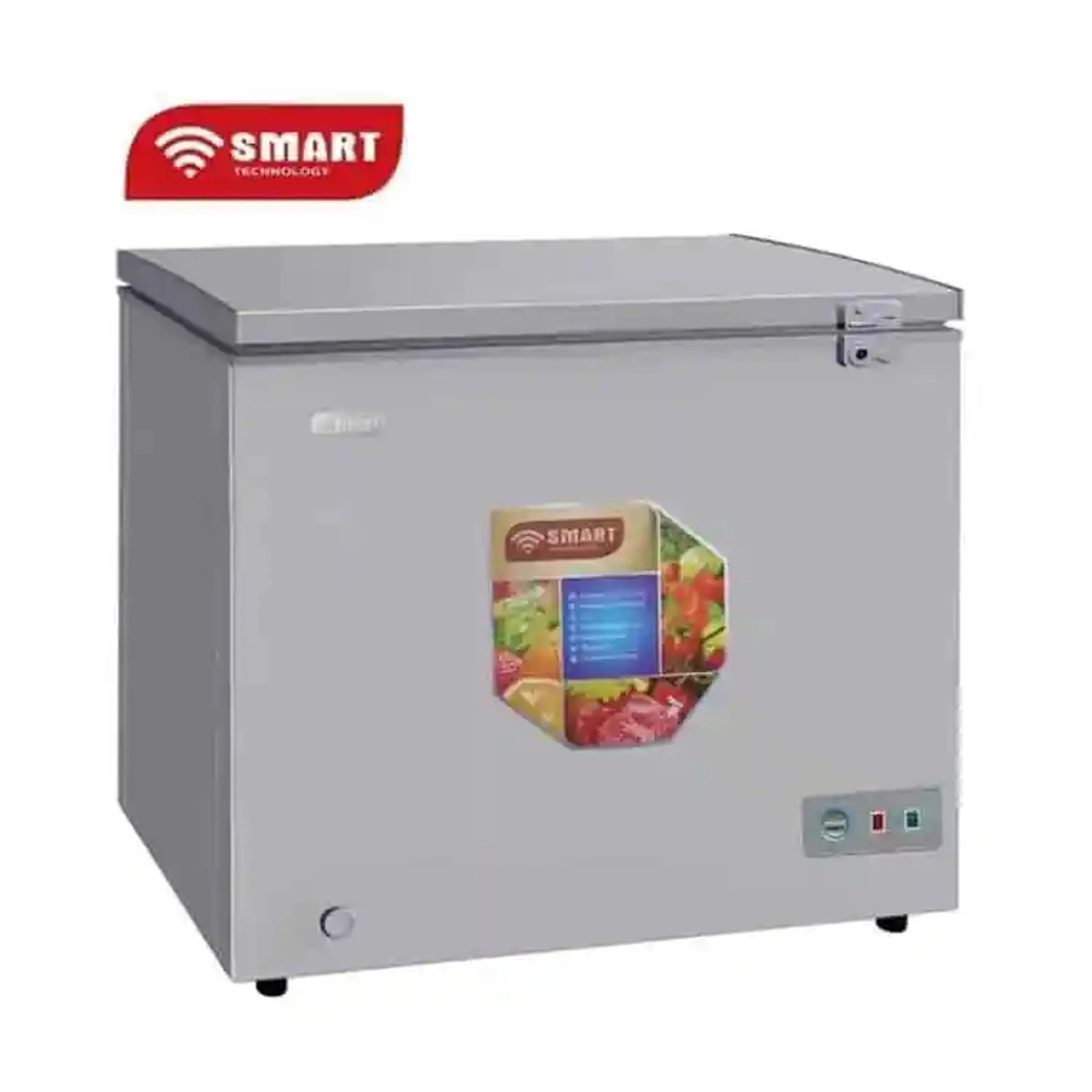 Congélateur Smart Technology horizontal 320litres gris STCC400H