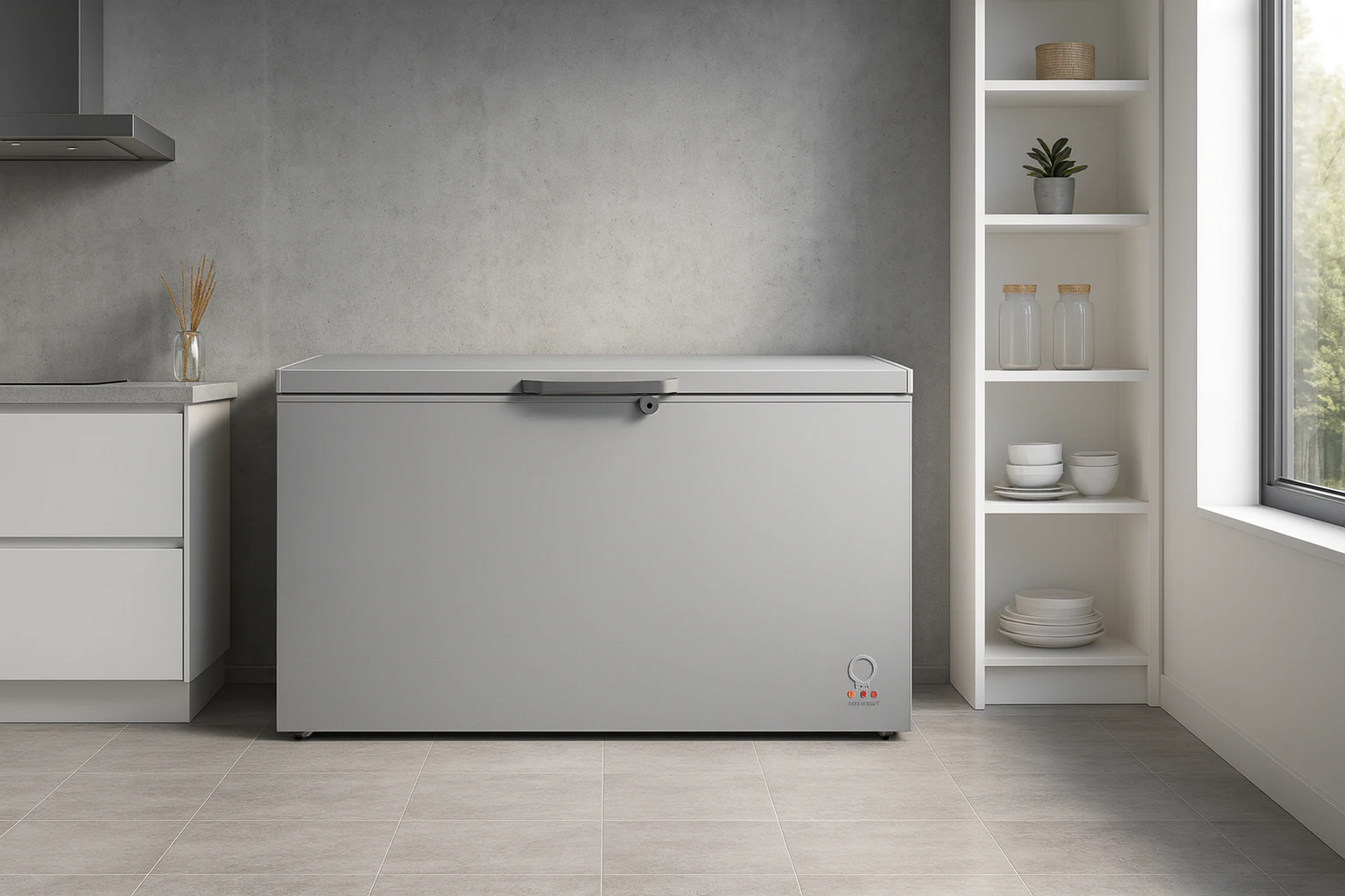 Congélateur Hisense horizontal 500litres gris FC55DD4SA