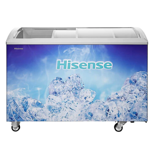 Congélateur Hisense horizontal 400litres vitrine FL39DD4HA