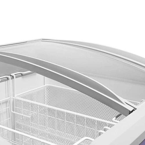 Congélateur Hisense horizontal 400litres vitrine FL39DD4HA