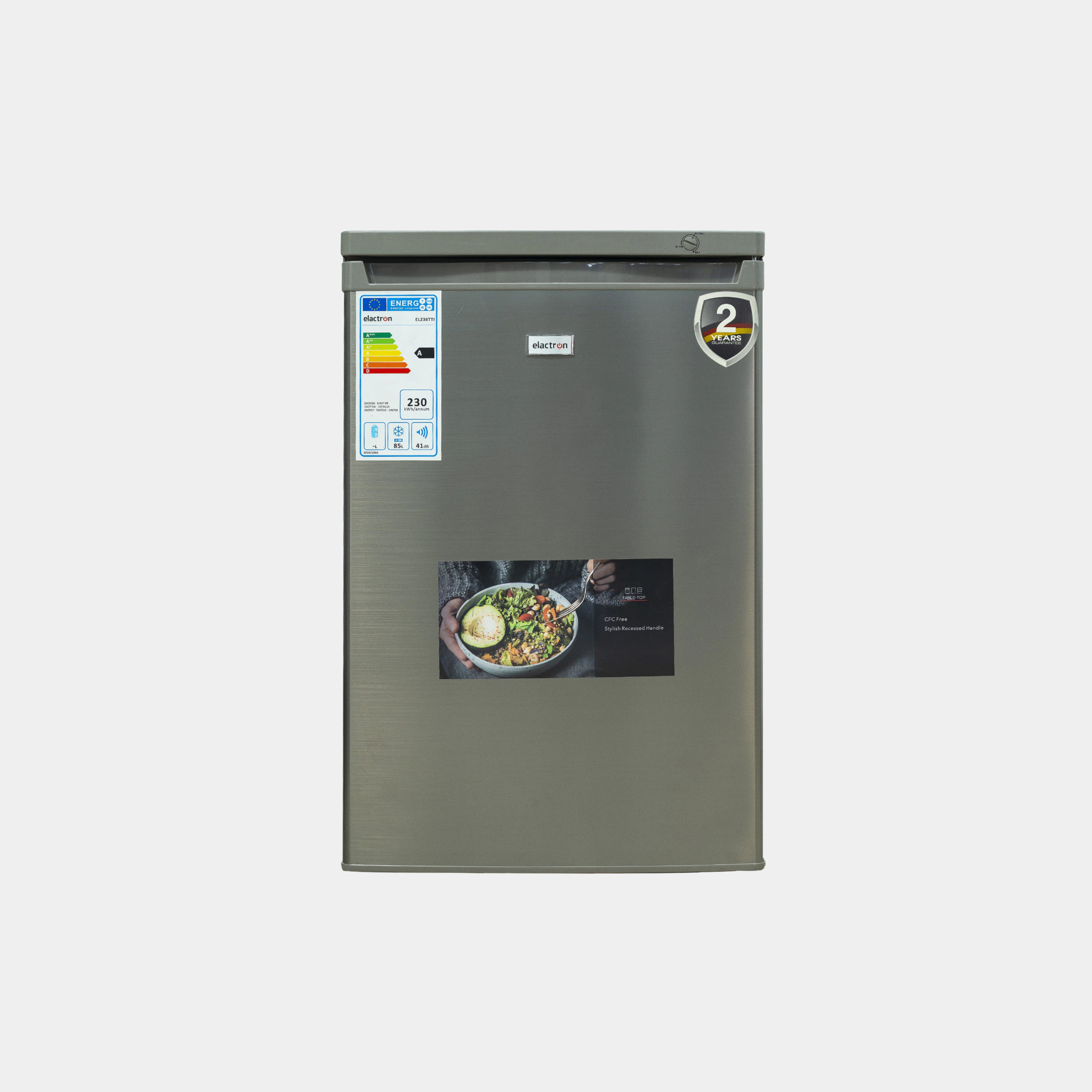 Congélateur Elactron vertical 4tiroirs gris EL236TTI