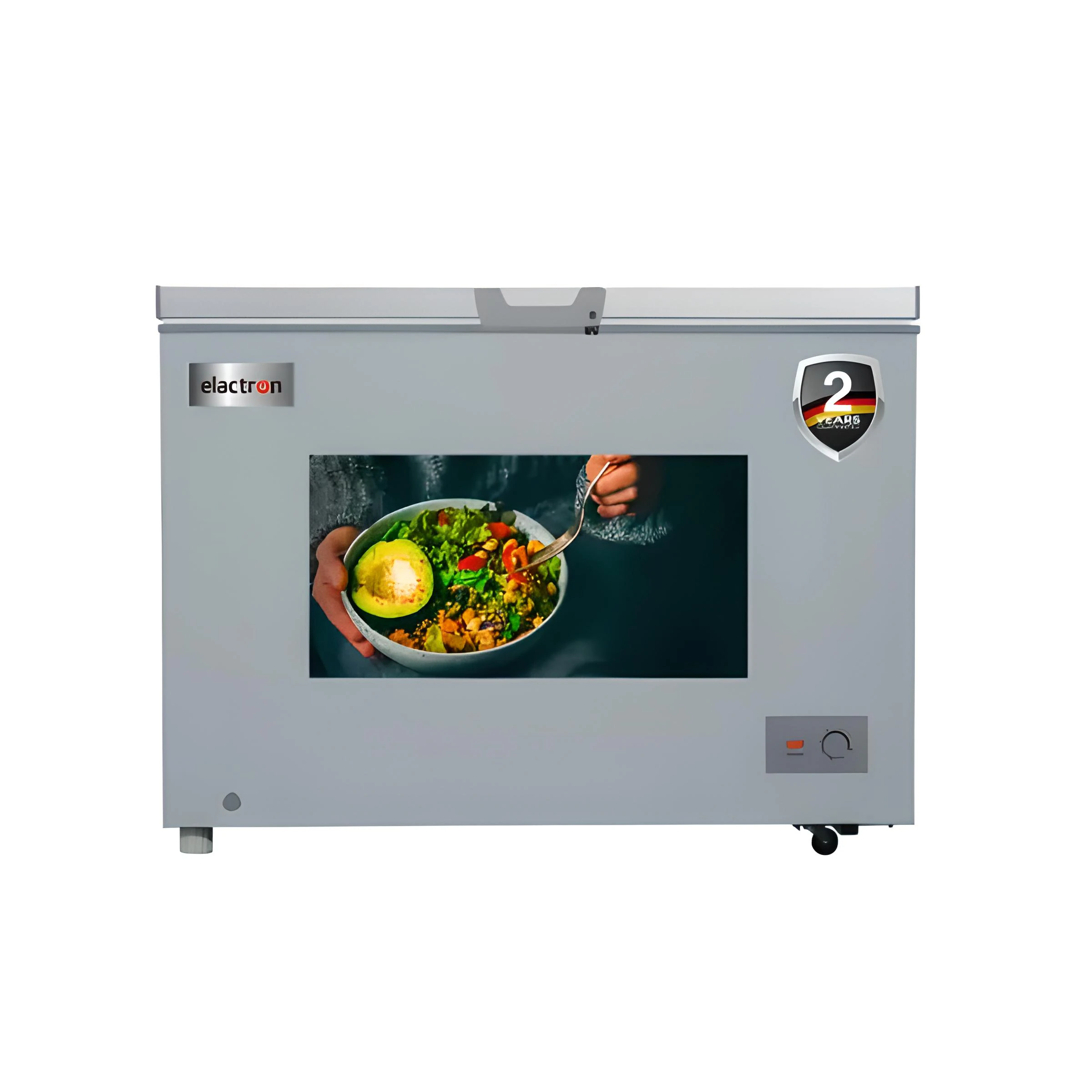 Congélateur Elactron horizontal 400litres gris EL108CFW
