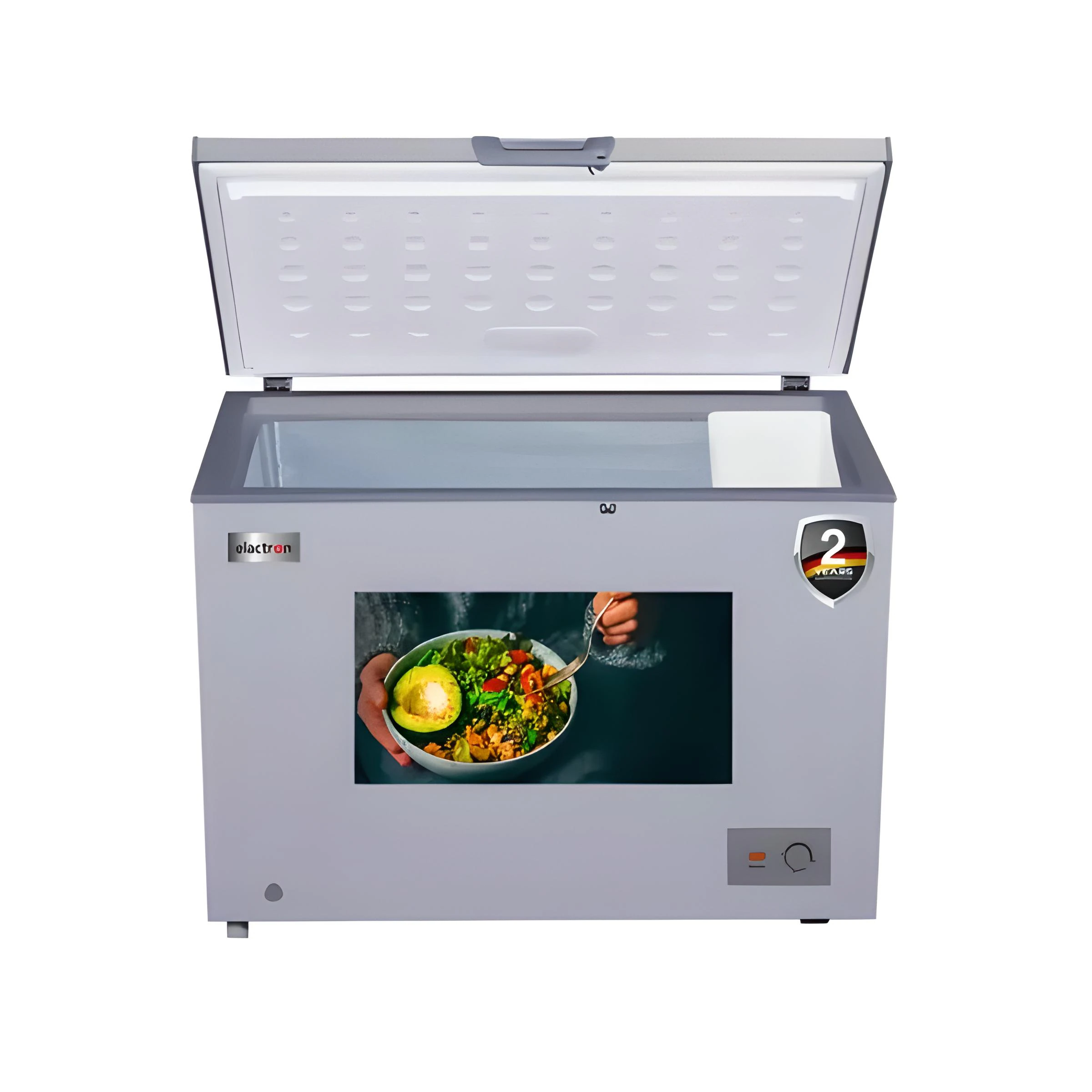 Congélateur Elactron horizontal 400litres gris EL108CFW