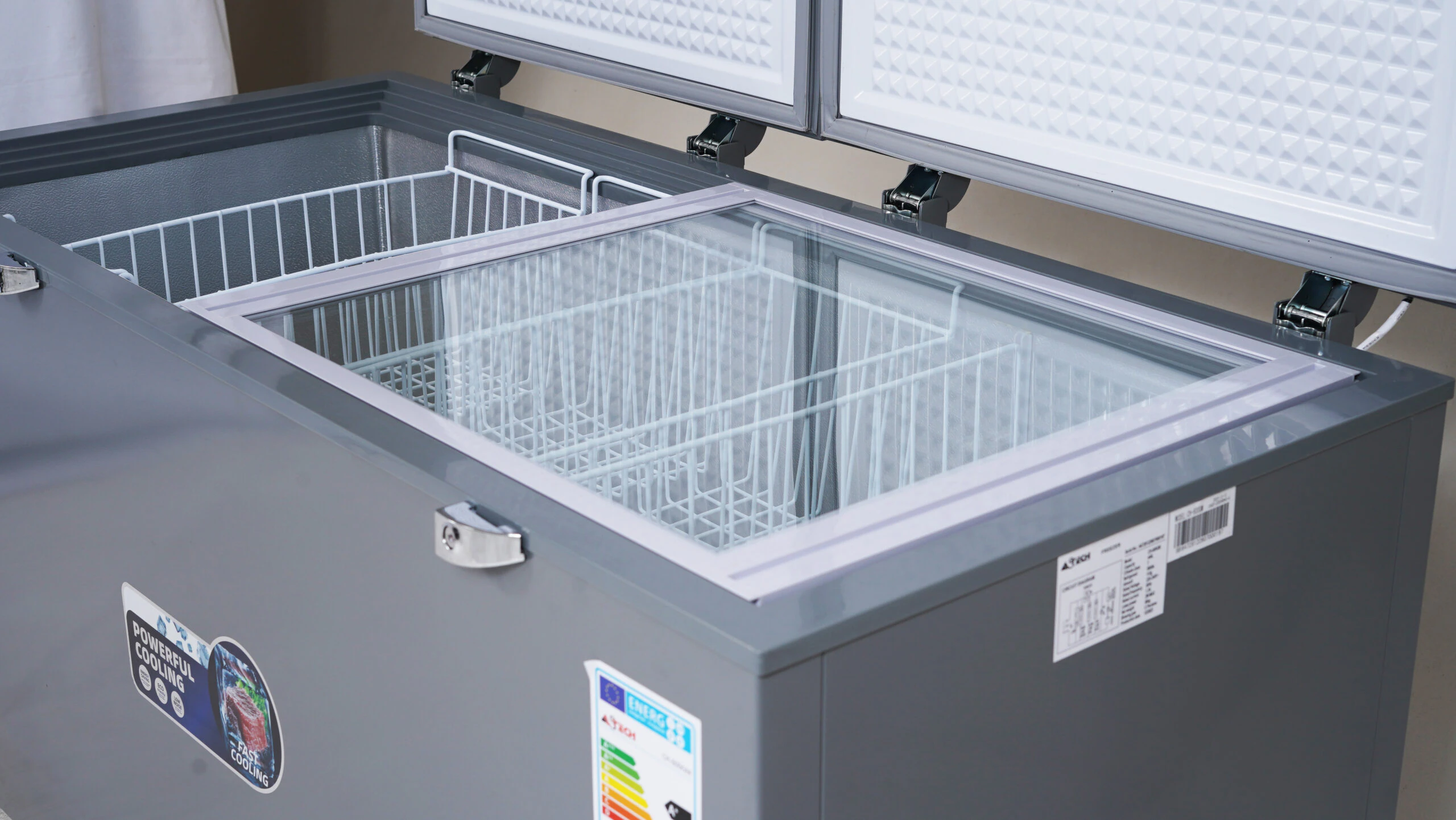 Congélateur Astech horizontal 600litres gris CH600GM