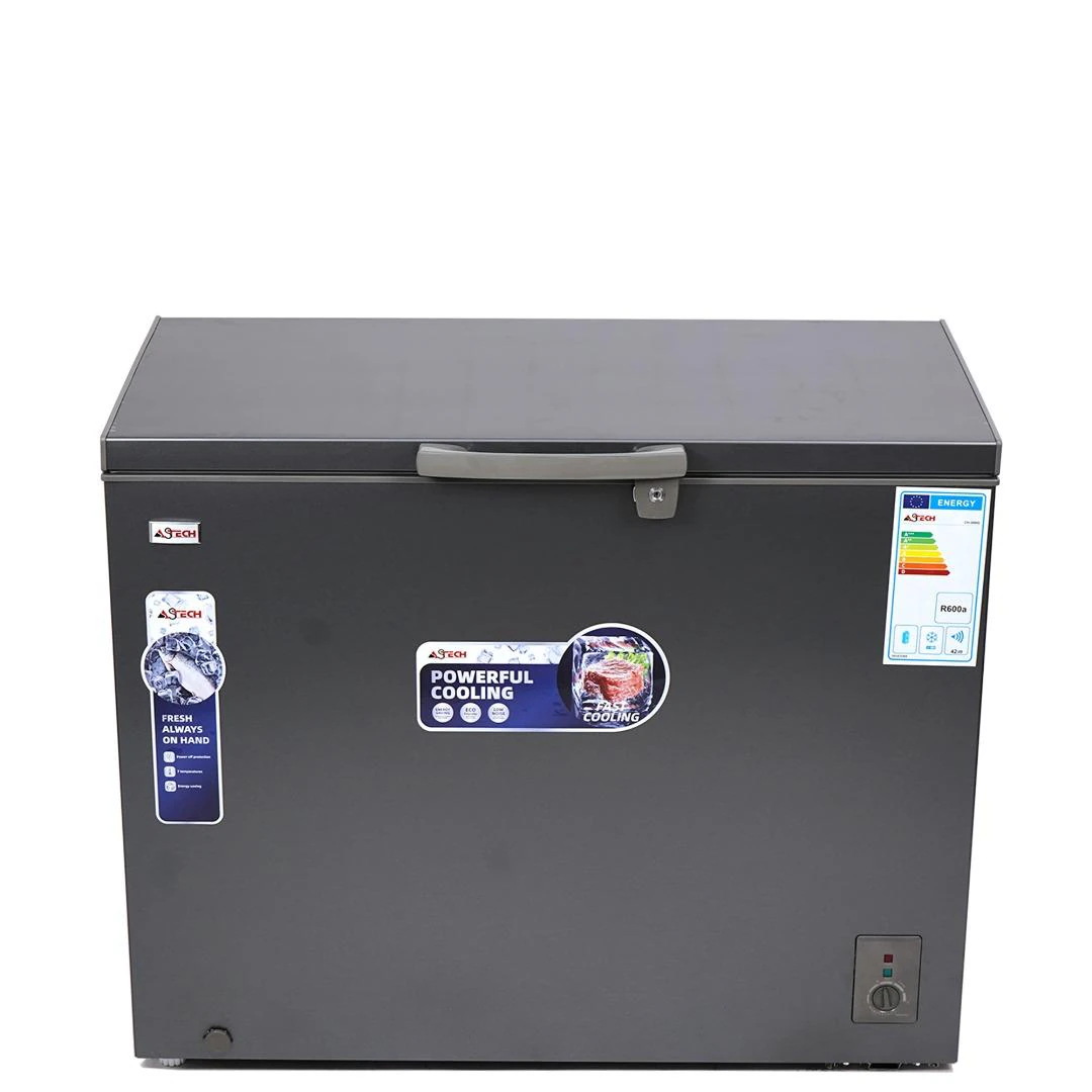 Congélateur Astech horizontal 300litres gris CH300IG